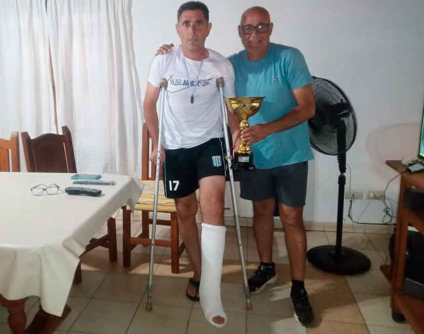 Marcelo Martínez: “Fue una desgracia del fútbol, fuimos a competir el fin de semana a Uruguay, al Mundialito, y pasé una fatalidad”