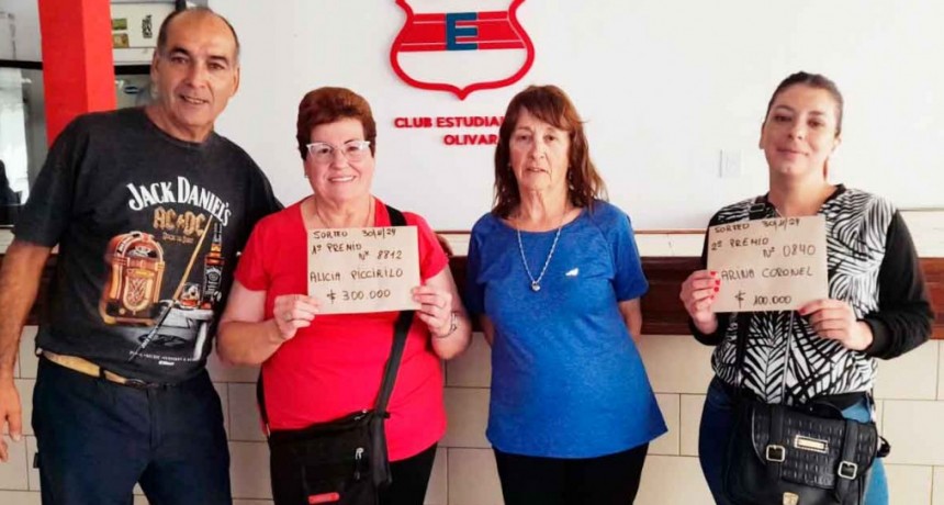 Club Estudiantes entregó el dinero de los premios mensuales