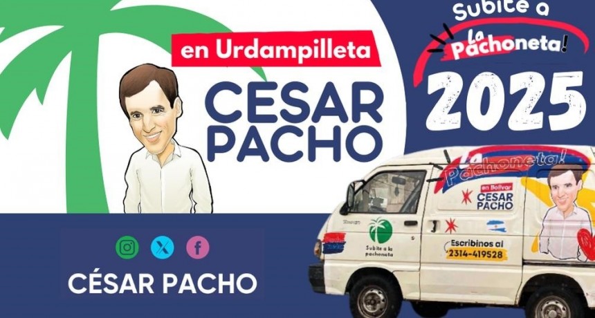 César Pacho cierra el 2024 inaugurando Casa Social y Política en Urdampilleta