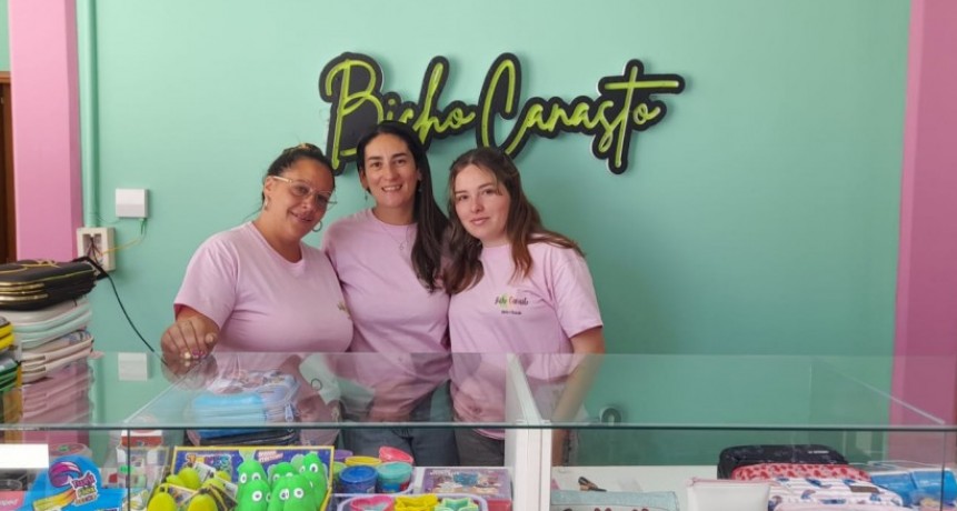 Librería comercial y escolar Bicho Canasto ya está en su nuevo local de avenida Brown 675, y pasamos a conocer con FM 10