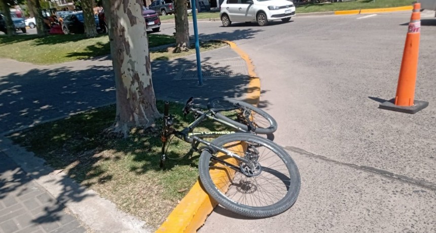 Accidente en avenidas San Martín y Lavalle
