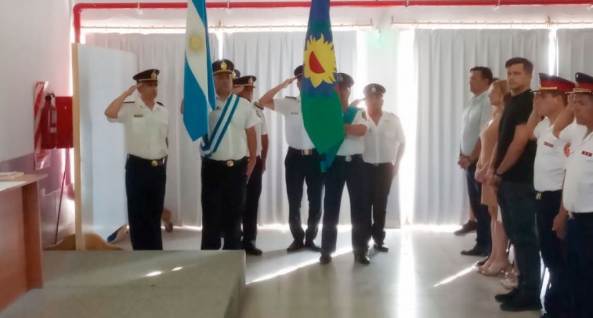 Acto Día de la Policía de la Provincia de Buenos Aires, la palabra de la Fiscal Julia María Sebastián, del Intendente Eduardo Bali Bucca y el Licenciado Rubén Ariel  Ferreyra